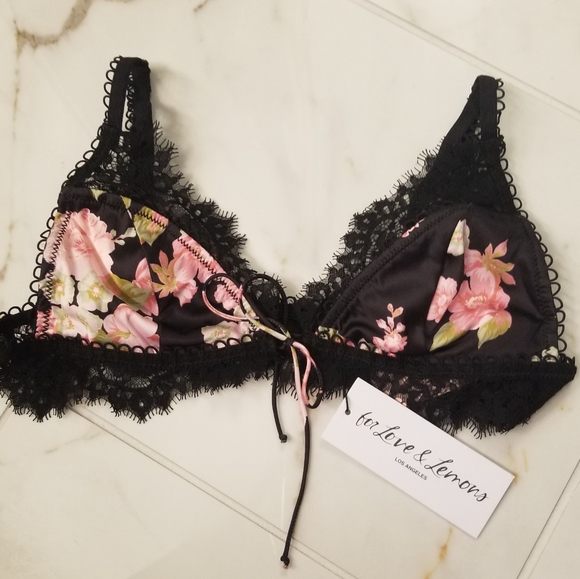 For Love and Lemons Melrose Floral Bralette NWOT - Picture 6 of 15